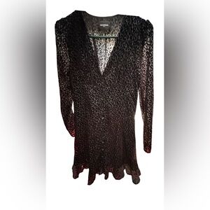 NWT The Kooples Holiday Dress -Velvet Sheath Dress